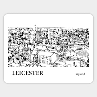 Leicester England Sticker